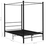 Hemelbedframe Metaal