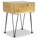 Nachtkastjes 2 St 40X30X50 Cm Massief Teakhout