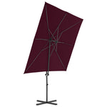 Zweefparasol Met Stalen Paal Bordeaux