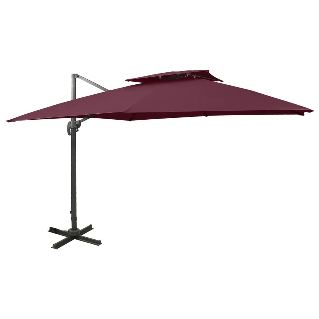 Zweefparasol Met Dubbel Dak 300X300 Cm