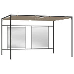 Prieel Met Uittrekbaar Dak 180 G/M² 3X4X2,3 M Taupe