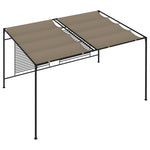 Prieel Met Uittrekbaar Dak 180 G/M² 3X4X2,3 M Taupe