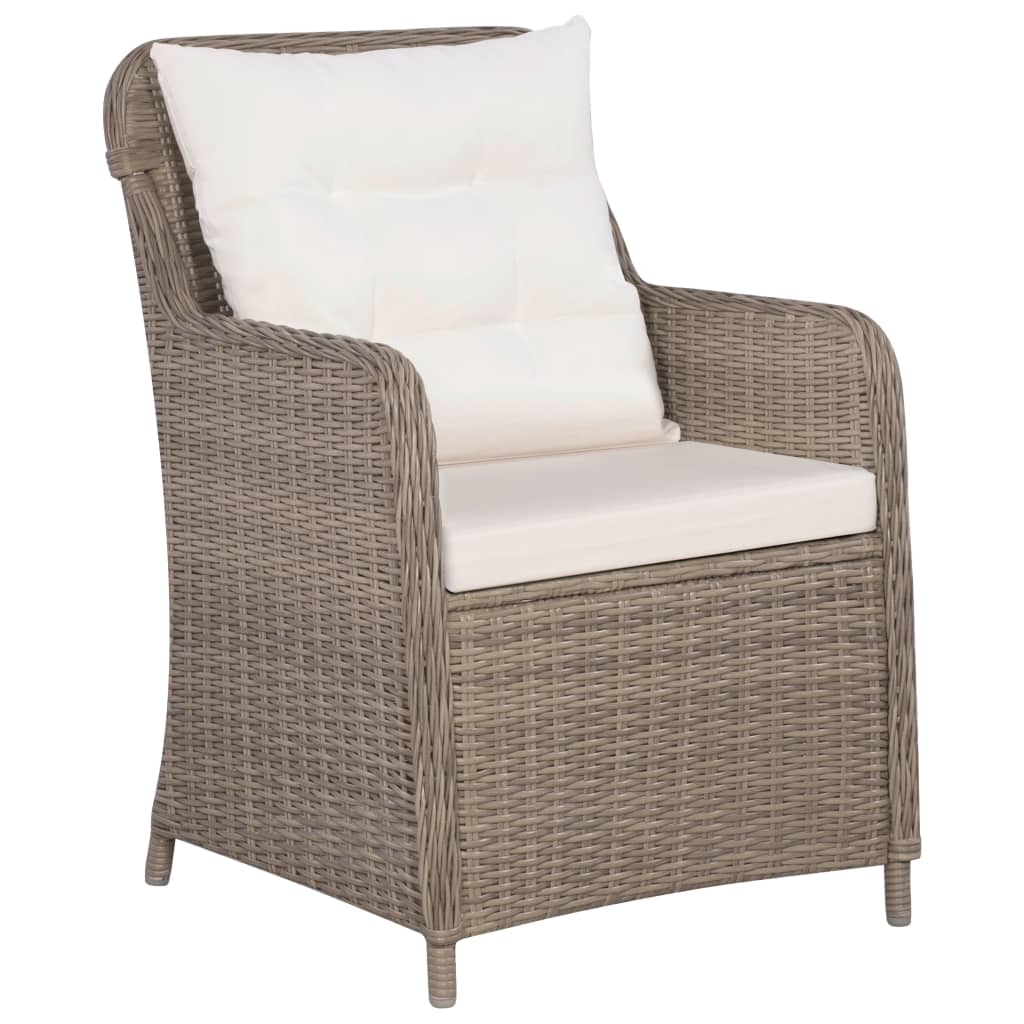 -Delige Tuinset Poly Rattan