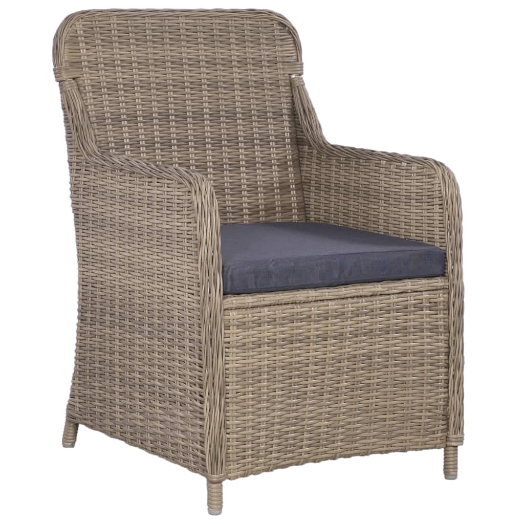 -Delige Tuinset Poly Rattan