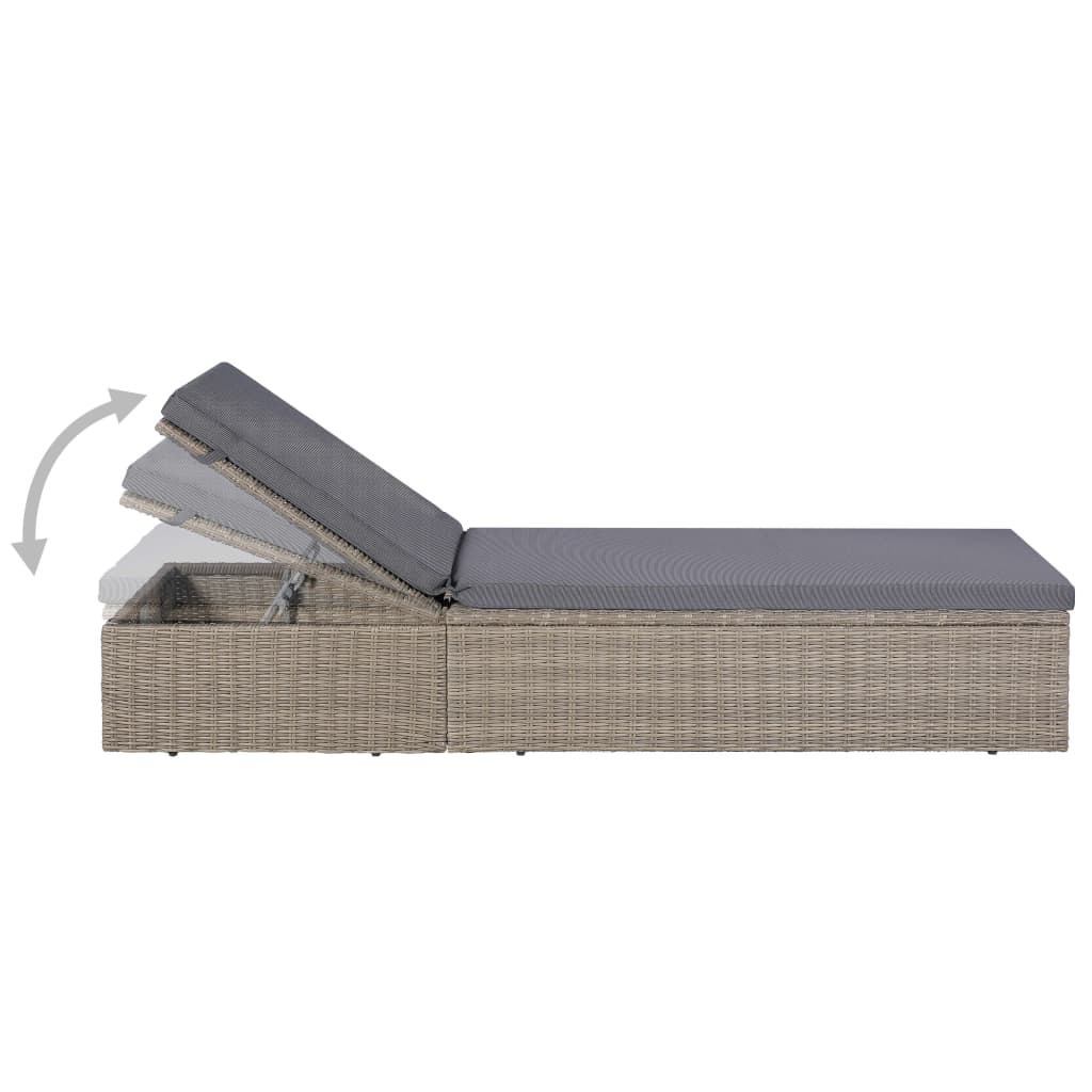 -Delige Tuinset Poly Rattan