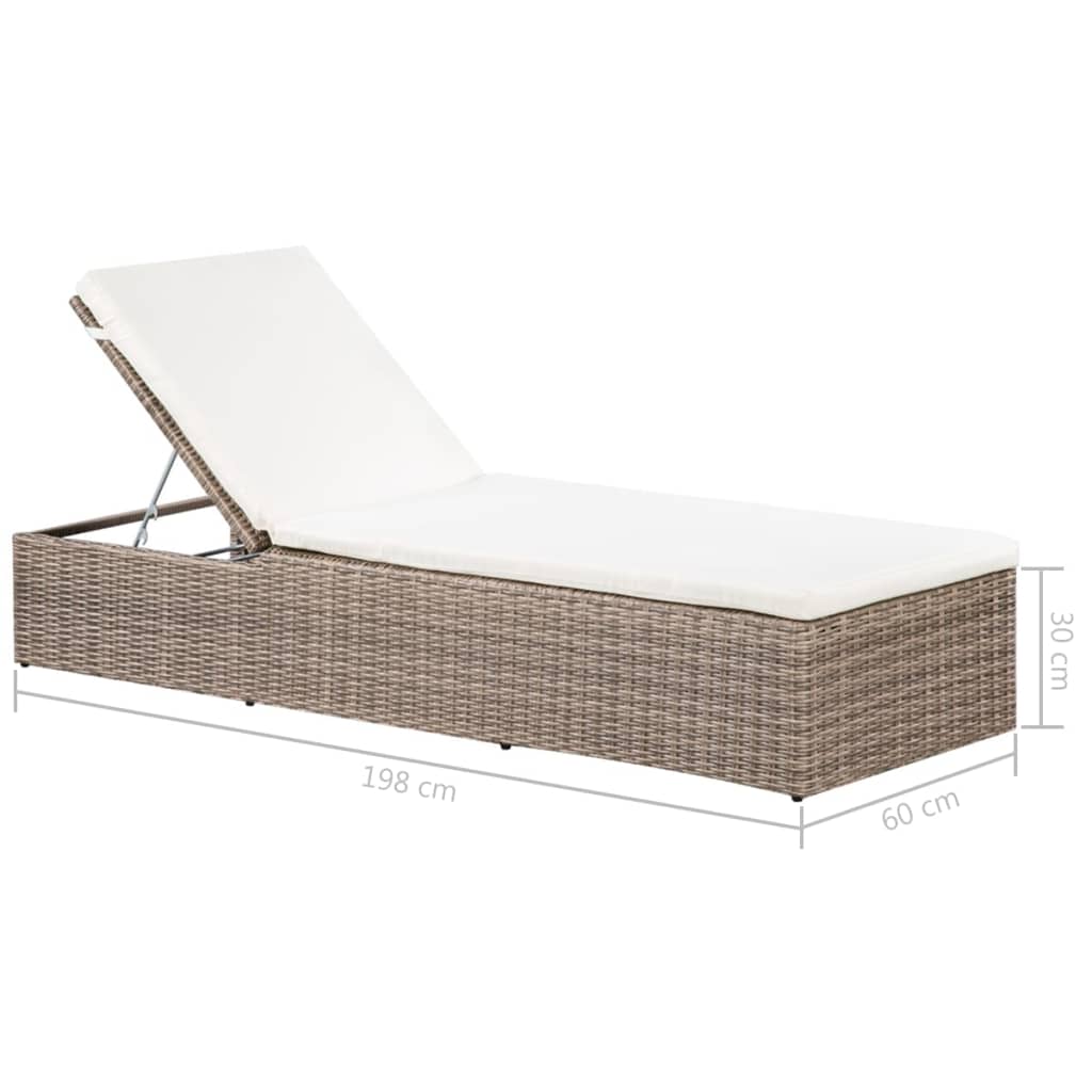 -Delige Tuinset Poly Rattan