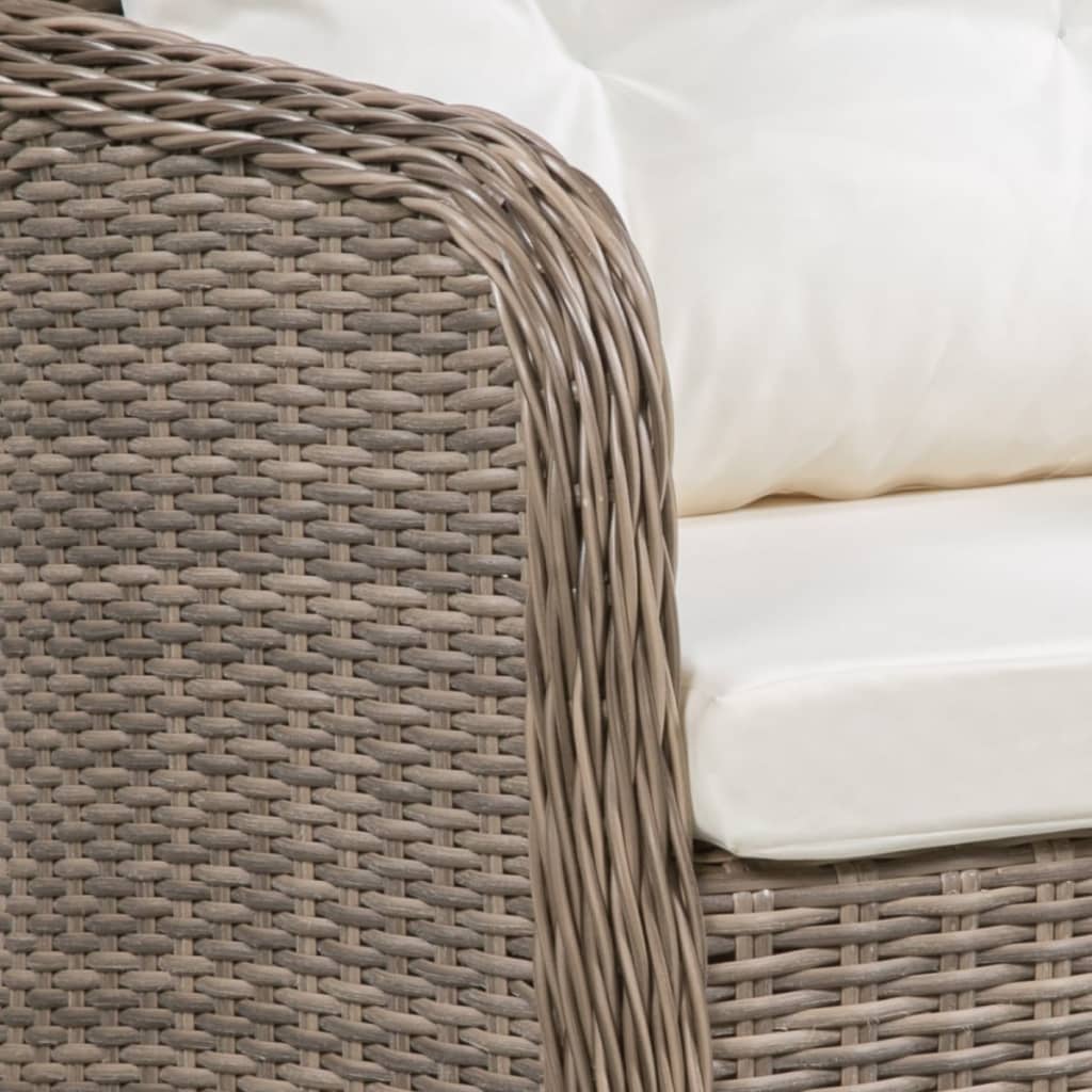 -Delige Tuinset Poly Rattan