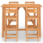 -Delige Tuinbarset Massief Acaciahout