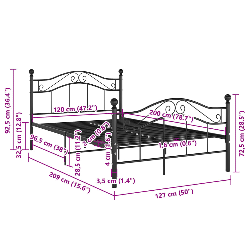 Bedframe Metaal