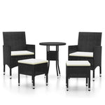5-Delige Loungeset Poly Rattan