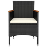 5-Delige Loungeset Poly Rattan