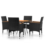 5-Delige Tuinset Poly Rattan