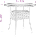 5-Delige Tuinset Poly Rattan