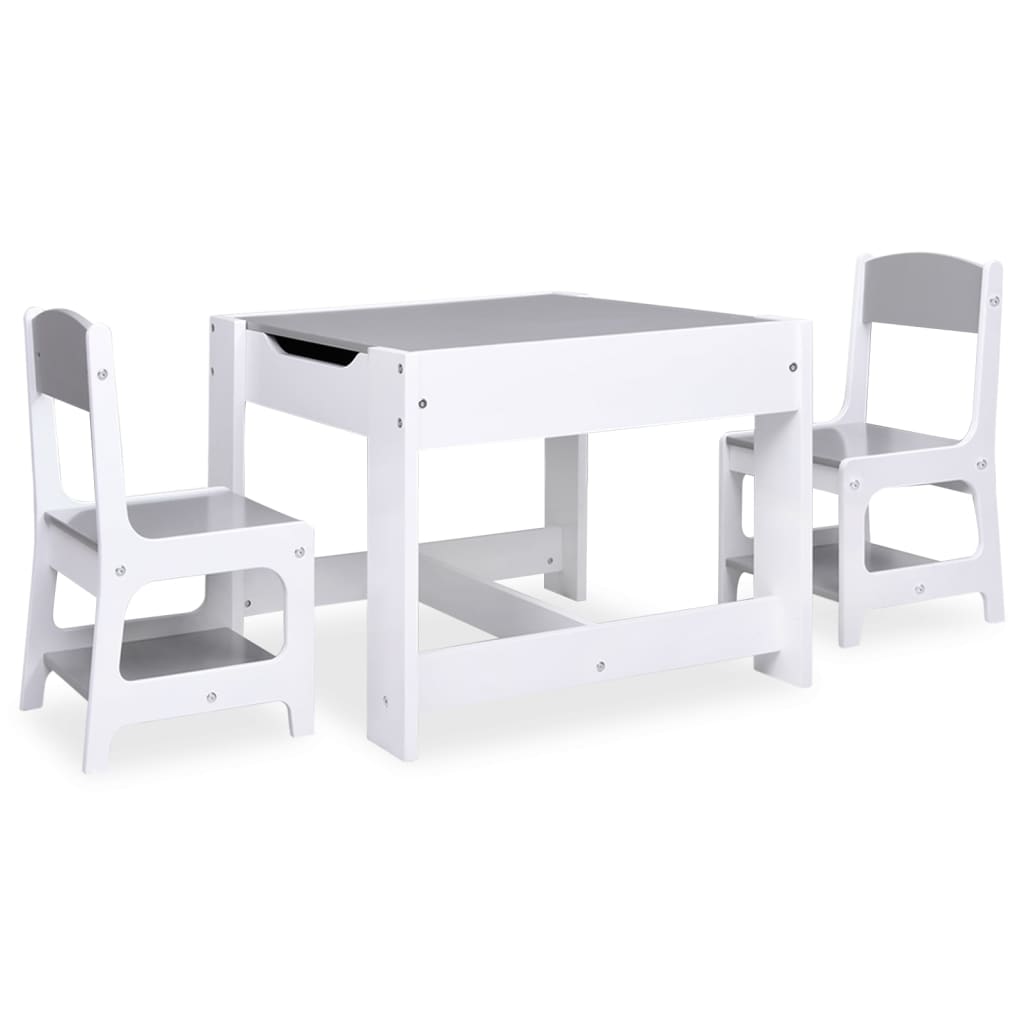 Kindertafel Met 2 Stoelen Mdf