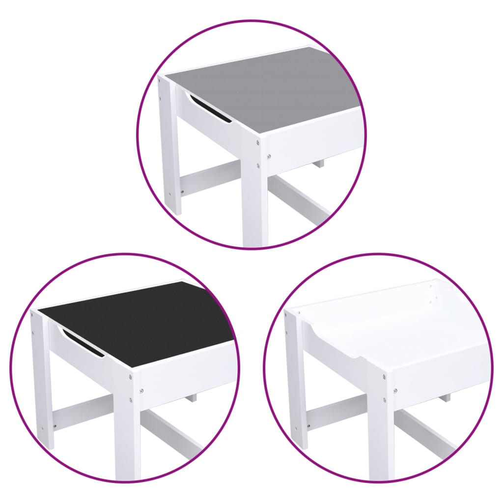Kindertafel Met 2 Stoelen Mdf