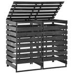 Containerberging Dubbel 140X75X121 Cm Geverfd Grenenhout