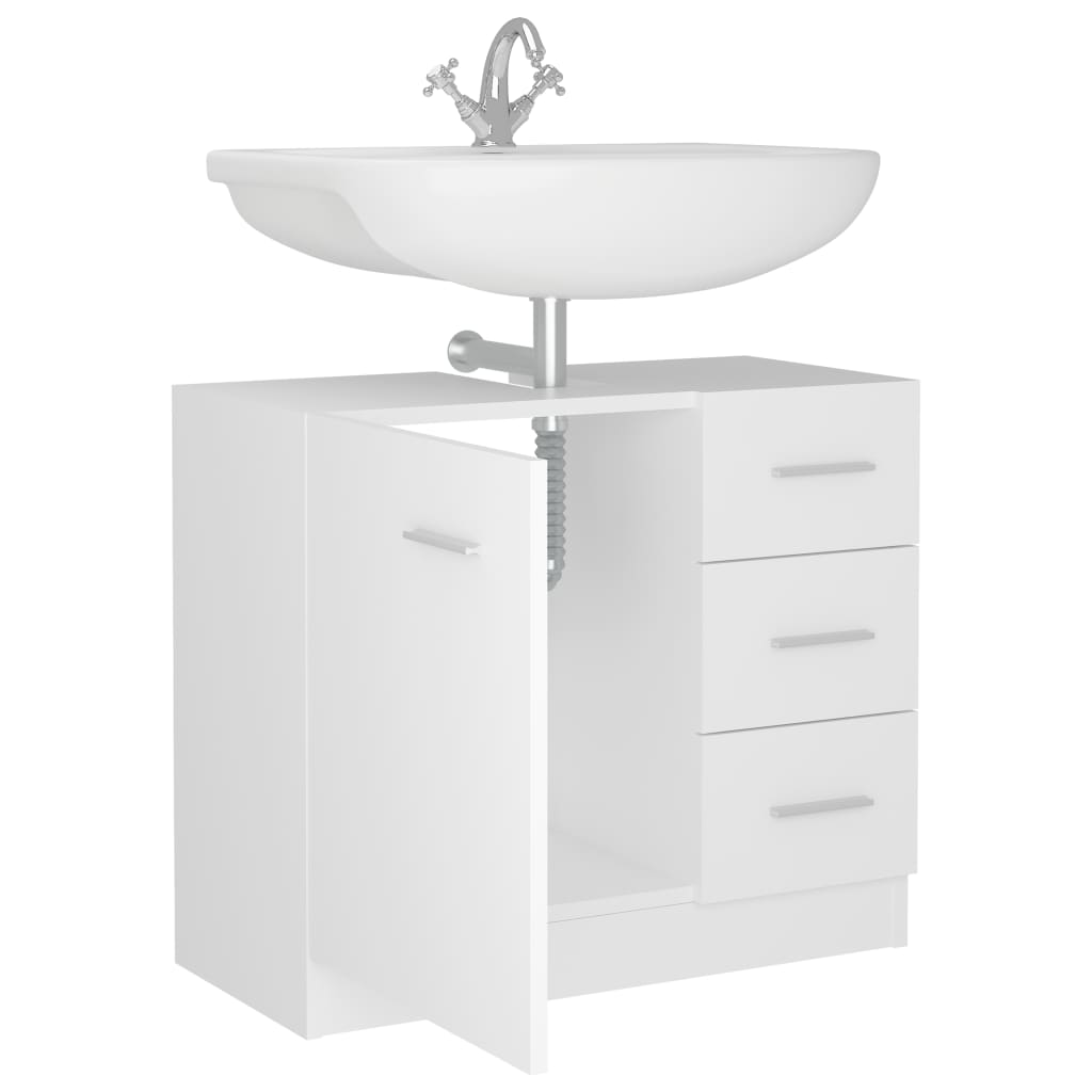 Wastafelkast 63X30X54 Cm Bewerkt Hout