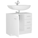 Wastafelkast 63X30X54 Cm Bewerkt Hout