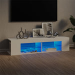 Tv-Meubel Met Led-Verlichting 135X39X30 Cm Eiken