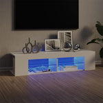 Tv-Meubel Met Led-Verlichting 135X39X30 Cm Eiken