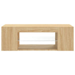 Tv-Meubel Met Led-Verlichting 90X39X30 Cm Kleurig