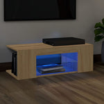 Tv-Meubel Met Led-Verlichting 90X39X30 Cm