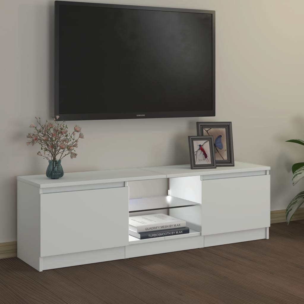 Tv-Meubel Met Led-Verlichting 120X30X35,5 Cm