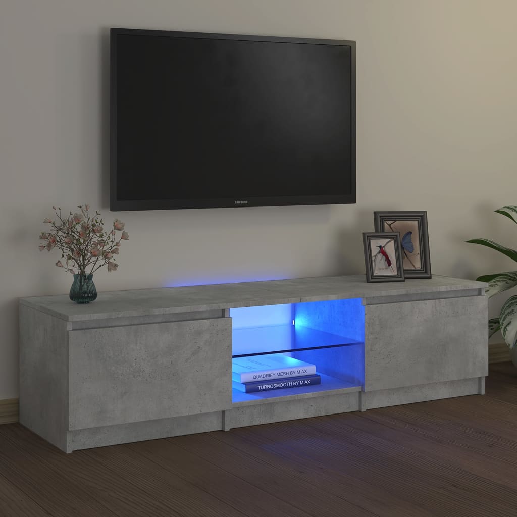 Tv-Meubel Met Led-Verlichting 120X30X35,5 Cm