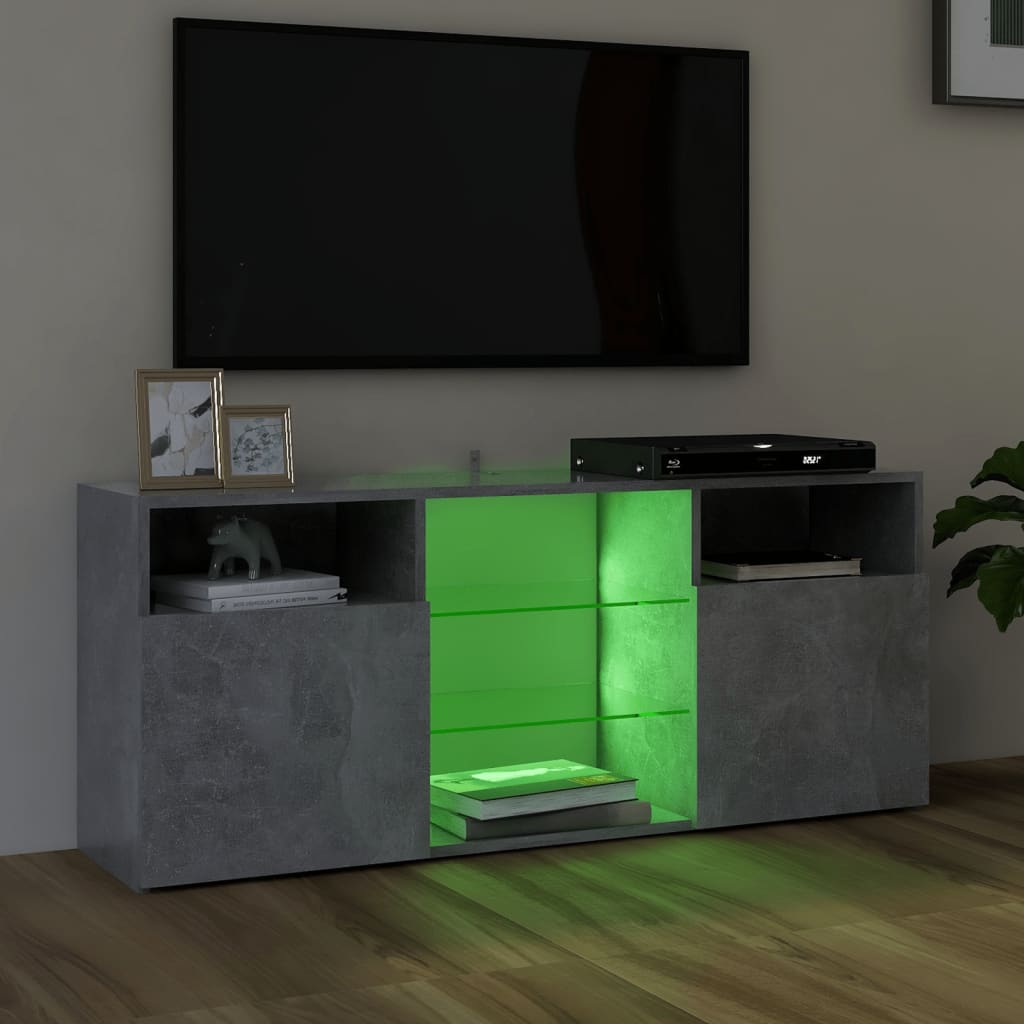 Tv-Meubel Met Led-Verlichting 120X30X50 Cm