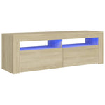 Tv-Meubel Met Led-Verlichting 120X35X40 Cm Kleurig