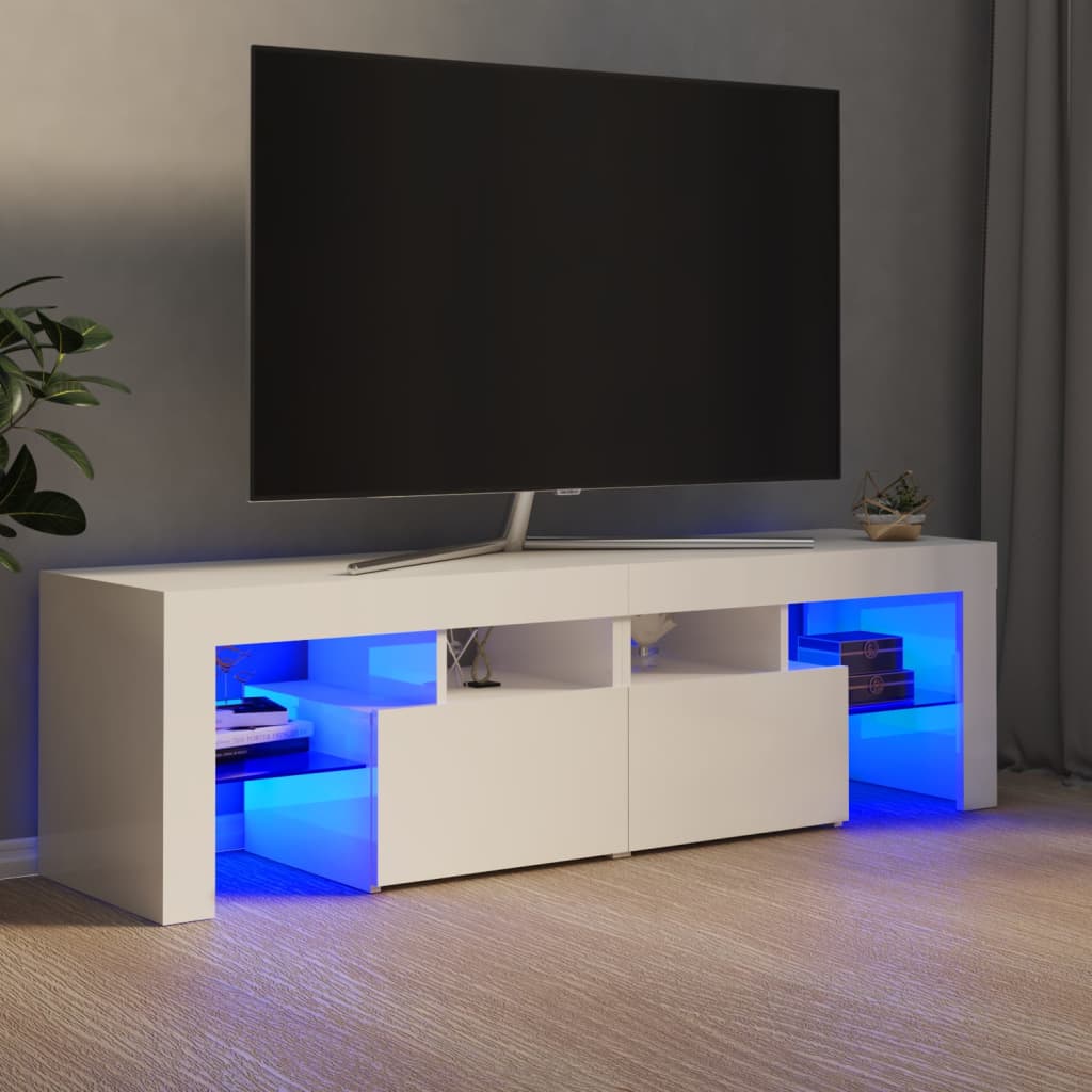 Tv-Meubel Met Led-Verlichting 140X36,5X40 Cm