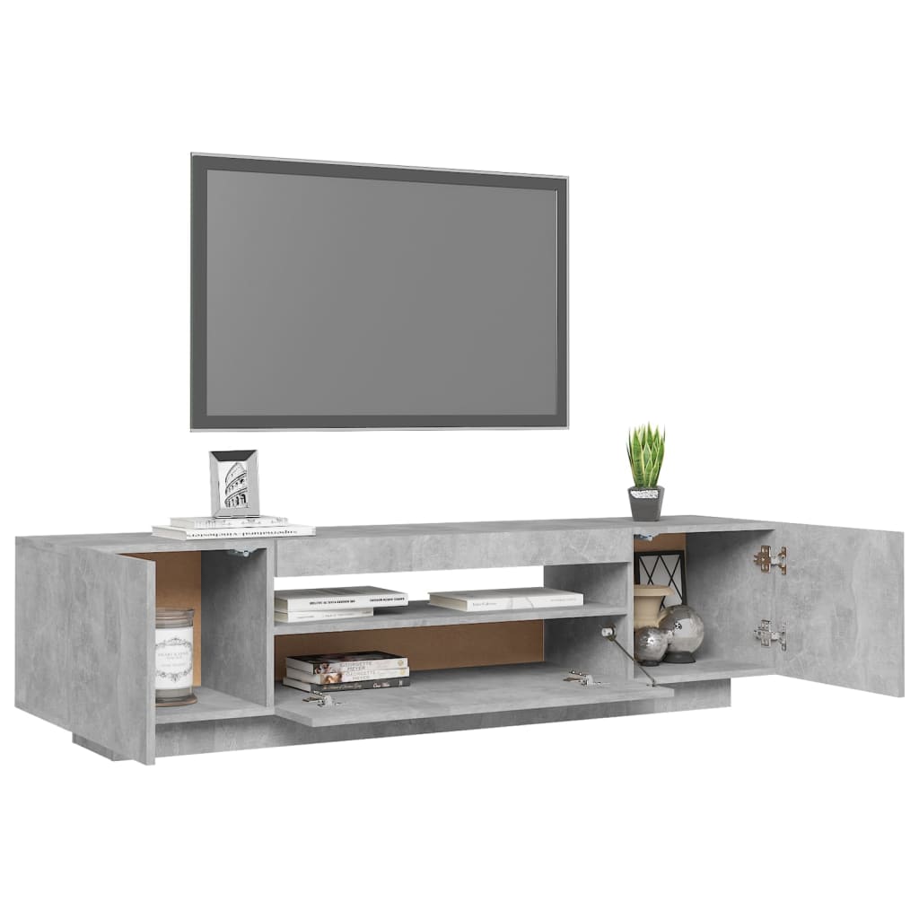 Tv-Meubel Met Led-Verlichting 160X35X40 Cm