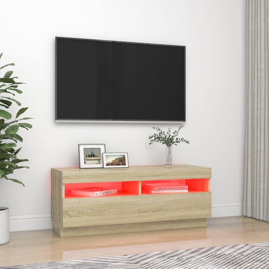 Tv-Meubel Met Led-Verlichting Kleurig