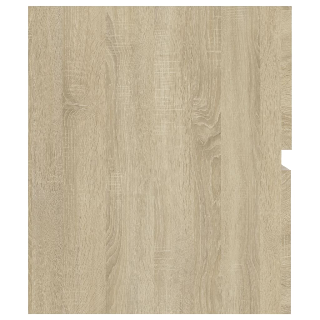 Wastafelkast 60X38,5X45 Cm Bewerkt Hout Sonoma Eikenkleurig