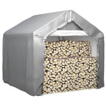 Opslagtent 180X180 Cm Gegalvaniseerd Staal Grijs
