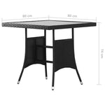 3-Delige Tuinset Poly Rattan