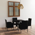 5-Delige Tuinset Poly Rattan