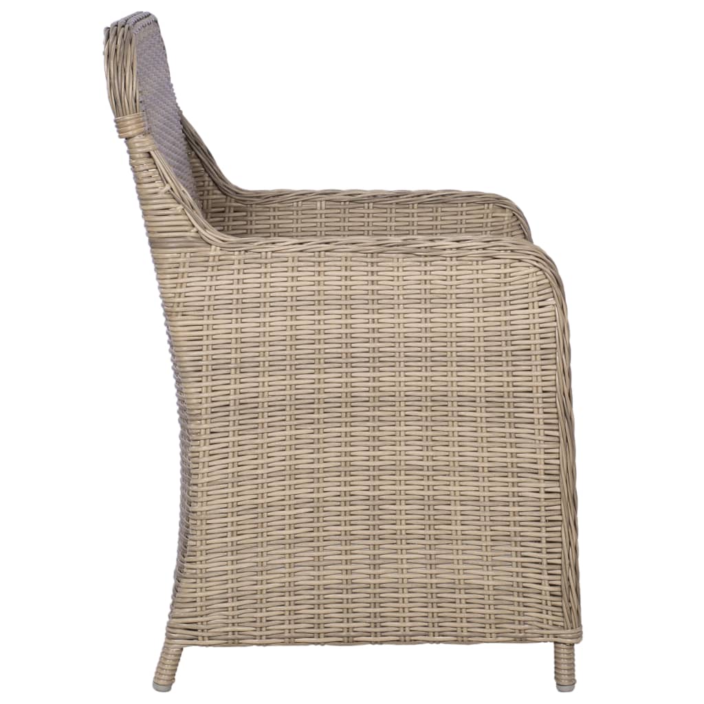 -Delige Tuinset Poly Rattan