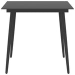 3-Delige Tuinset Zwart