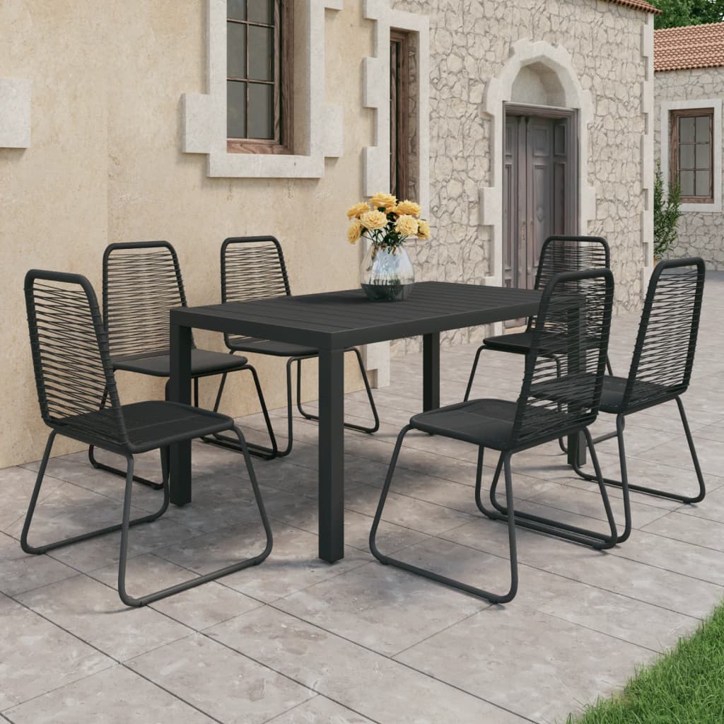 -Delige Tuinset Pvc-Rattan