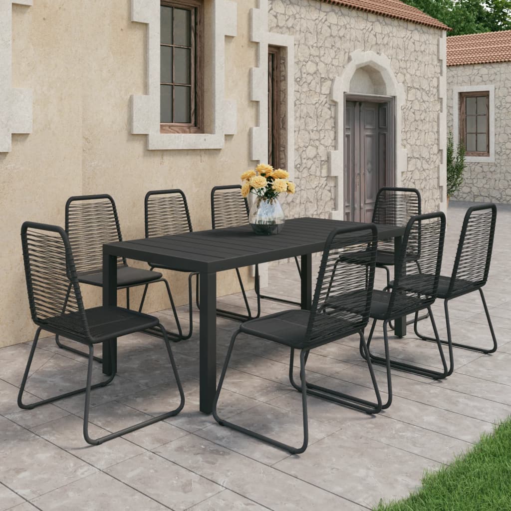 -Delige Tuinset Pvc-Rattan