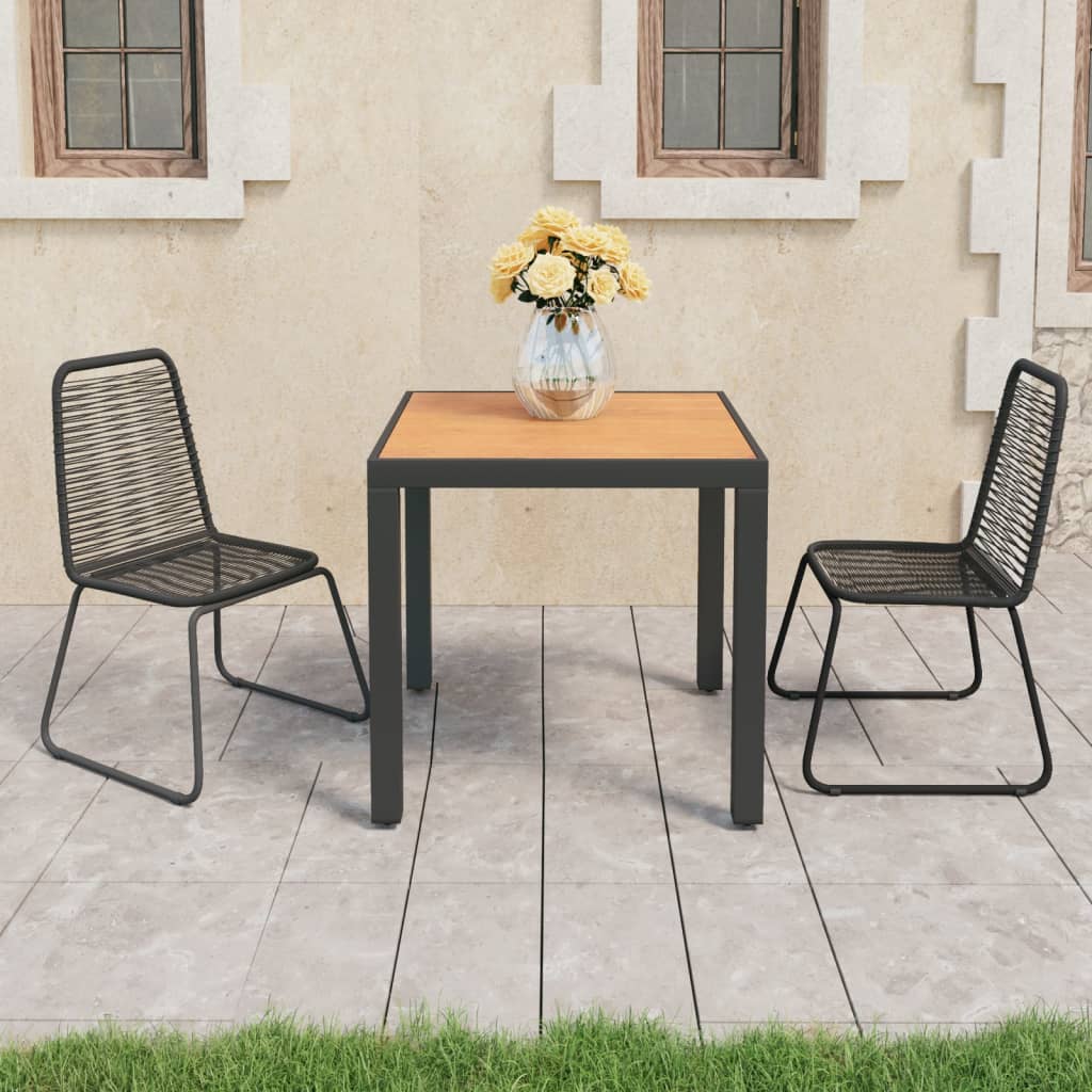 -Delige Tuinset Pvc-Rattan