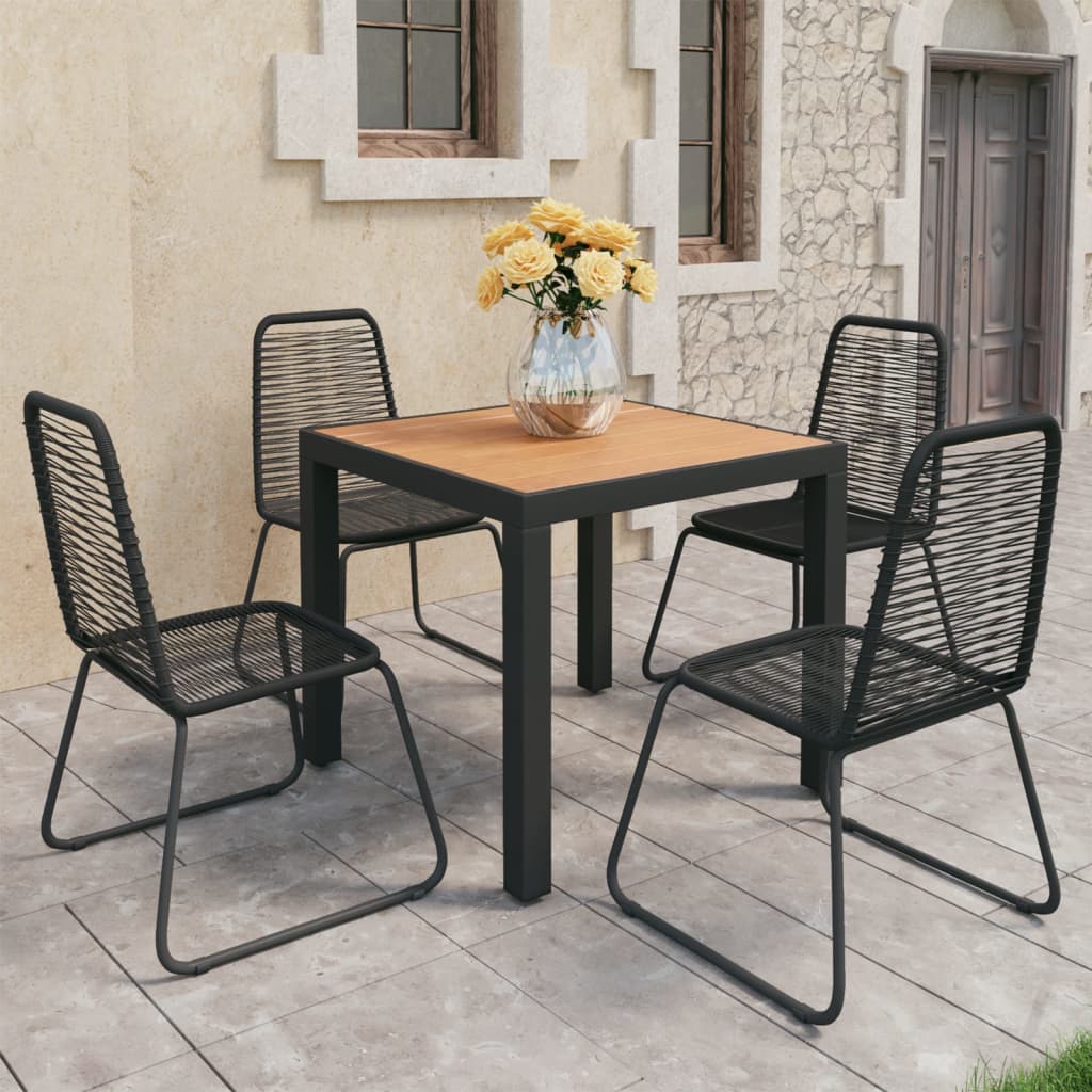 -Delige Tuinset Pvc-Rattan