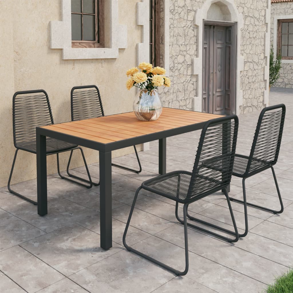 -Delige Tuinset Pvc-Rattan