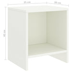 Nachtkastje 35X30X40 Cm Massief Grenenhout