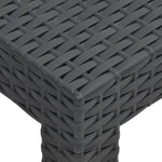Tuintafel 58X58X41 Cm Pp Rattan Antracietkleurig