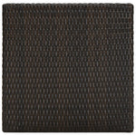 -Delige Tuinbarset Met Kussens Poly Rattan Bruin