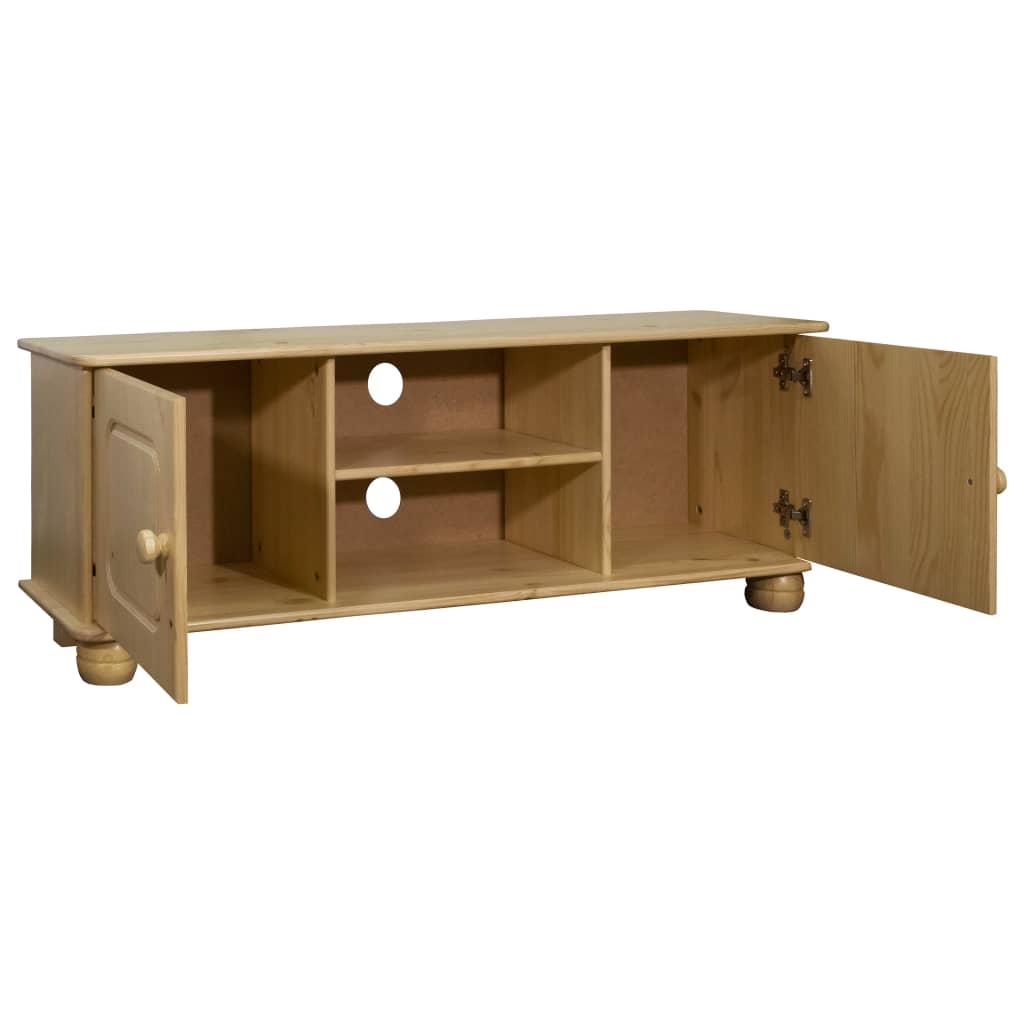 Tv-Meubel 5X29X40 Cm Massief Grenenhout