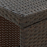 5-Delige Tuinbarset Met Kussens Poly Rattan