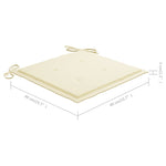 Tuinstoelen Met Kussens Massief Teakhout